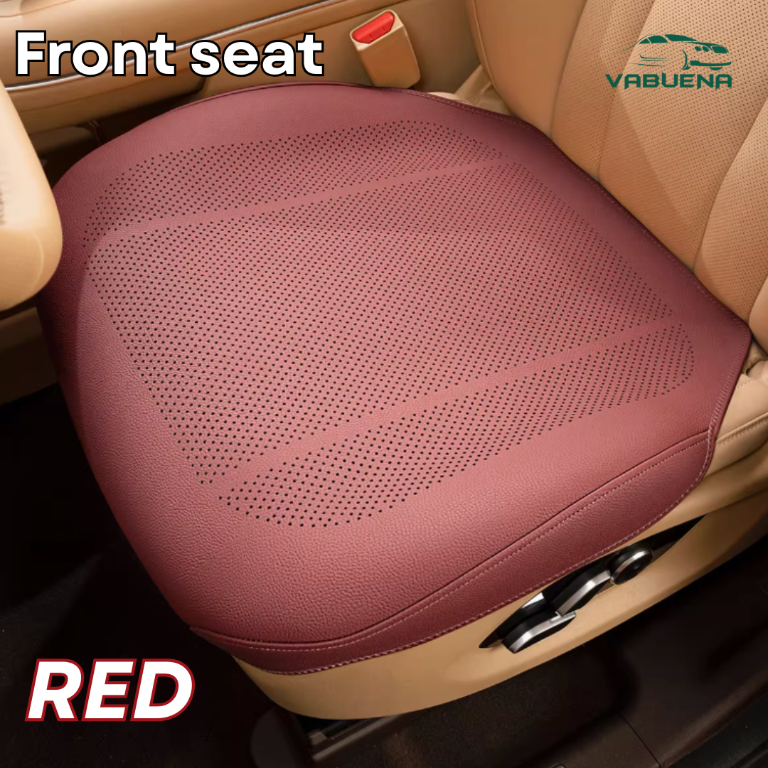 AirLux Seat Cover - Universal All-Season Ventilated Leather – Breathable Comfort Seat Cover