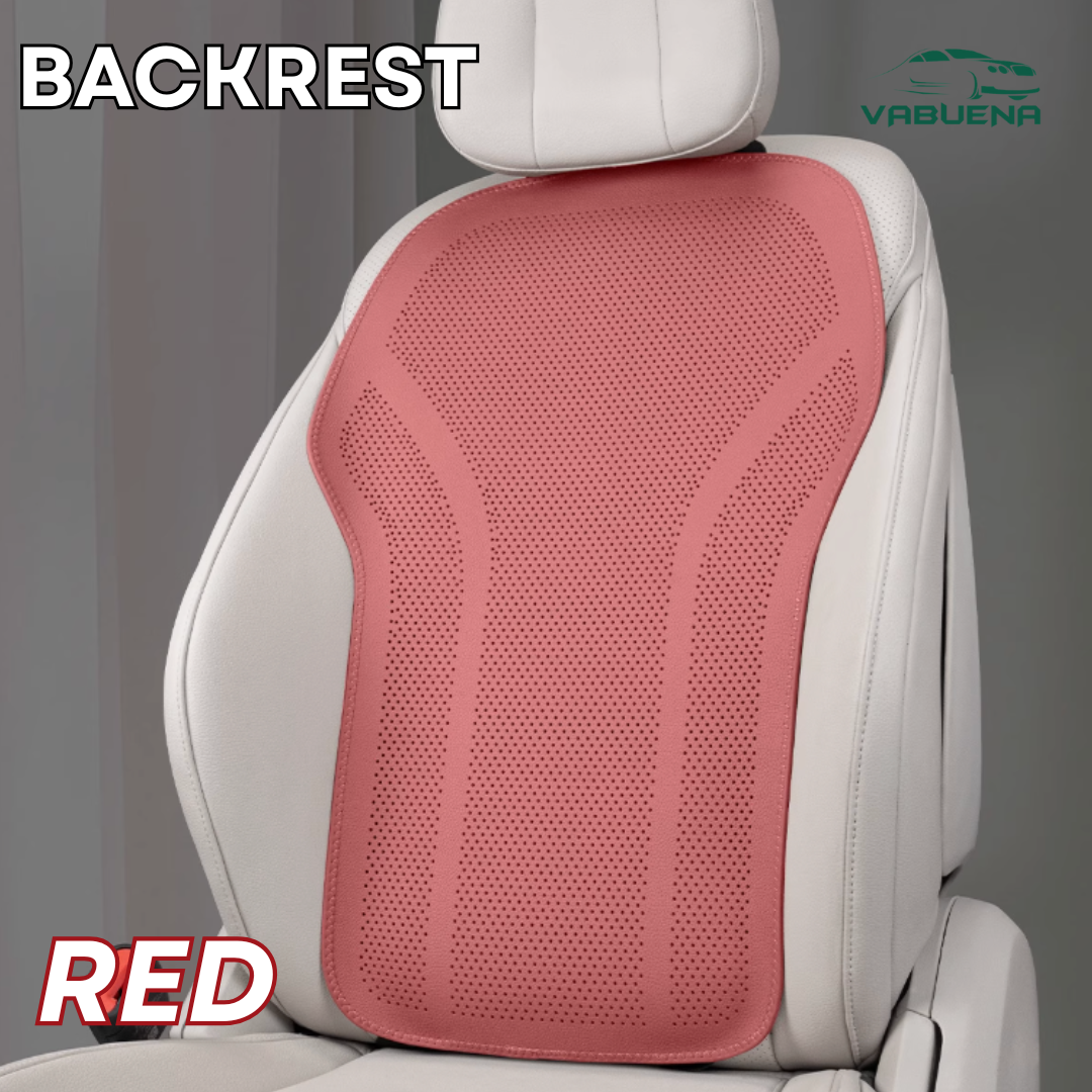 AirLux Seat Cover - Universal All-Season Ventilated Leather – Breathable Comfort Seat Cover