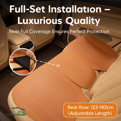 AirLux Seat Cover - Universal All-Season Ventilated Leather – Breathable Comfort Seat Cover