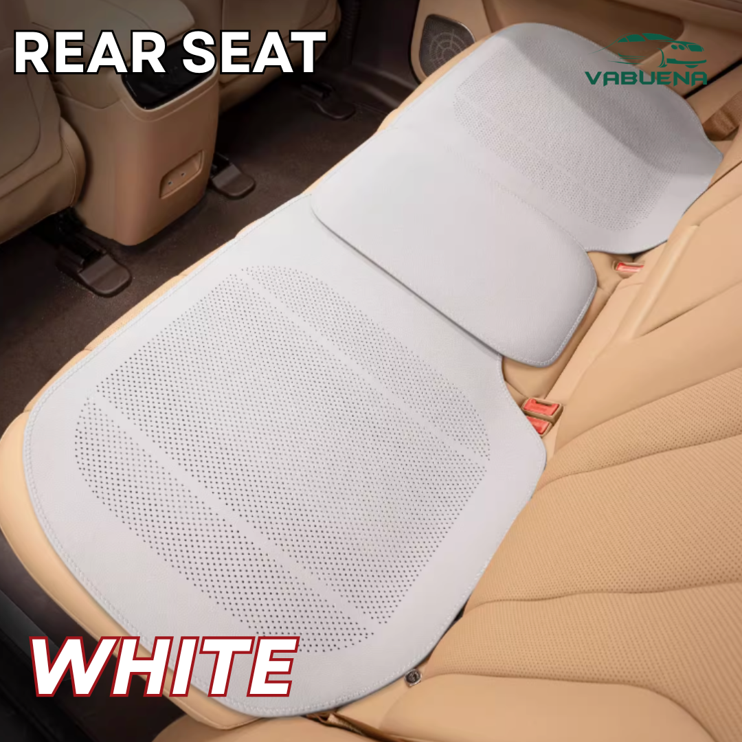 AirLux Seat Cover - Universal All-Season Ventilated Leather – Breathable Comfort Seat Cover