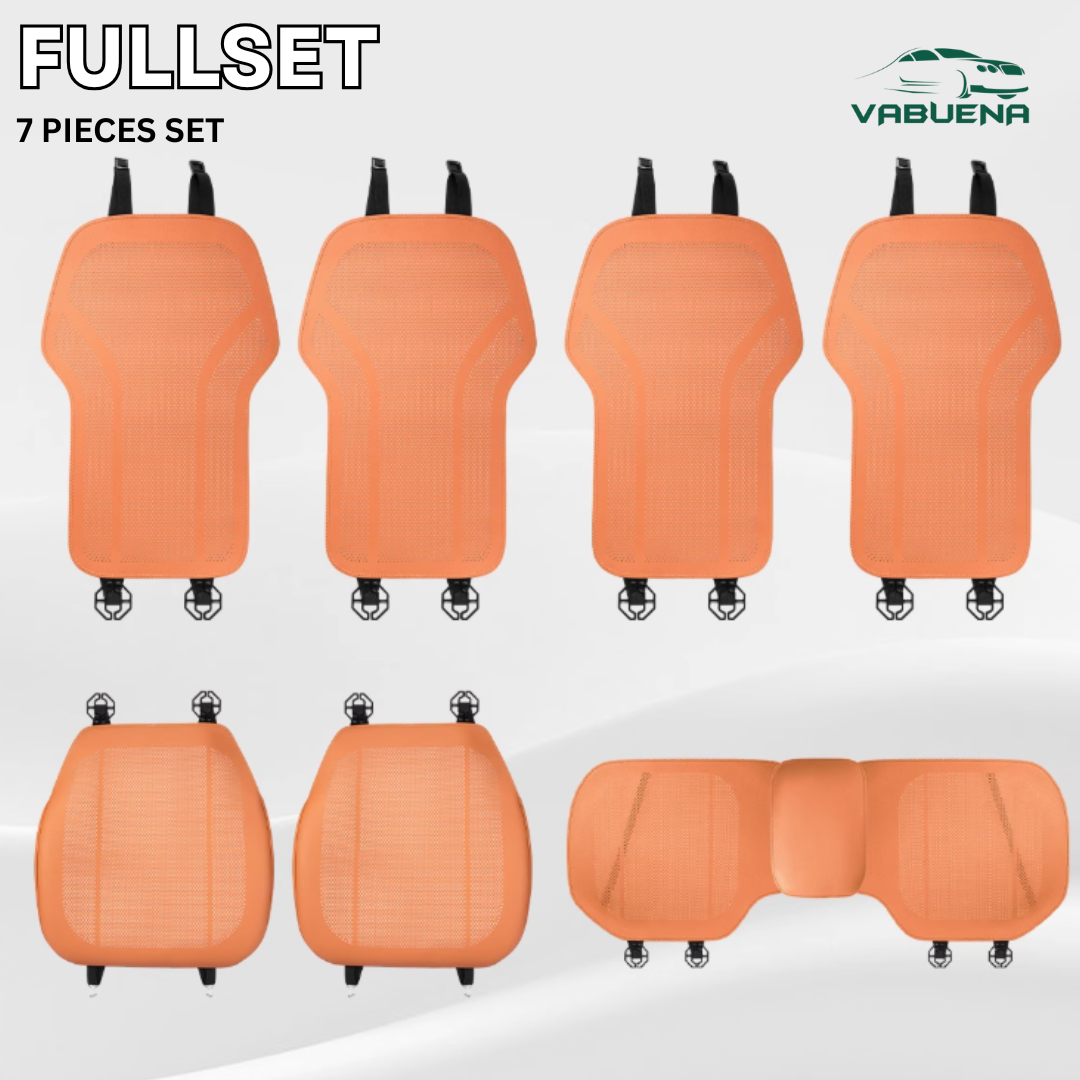 AirLux Seat Cover - Universal All-Season Ventilated Leather – Breathable Comfort Seat Cover