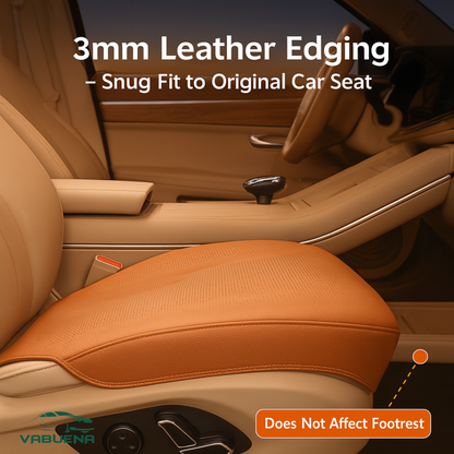 AirLux Seat Cover - Universal All-Season Ventilated Leather – Breathable Comfort Seat Cover