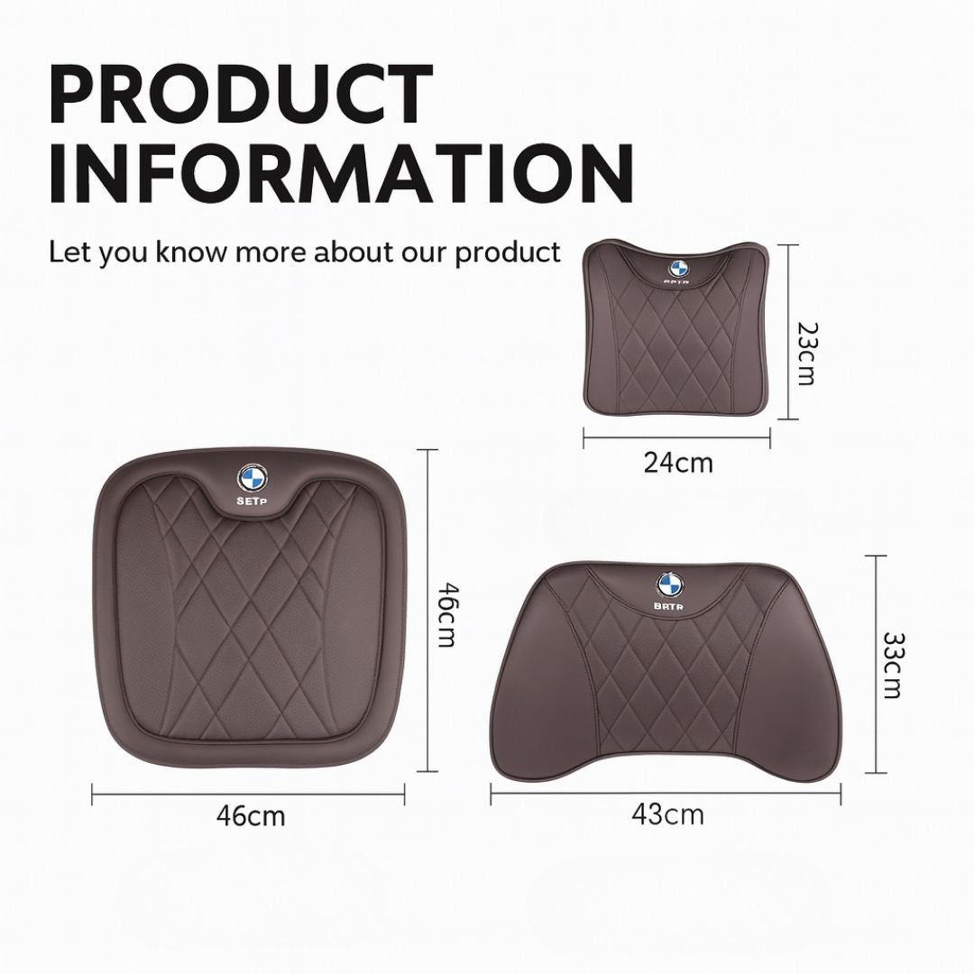 ZenFlex Cushion - Customizable Breathable Memory Foam Car Seat Cushion – Ergonomic Support & Non-Slip Design