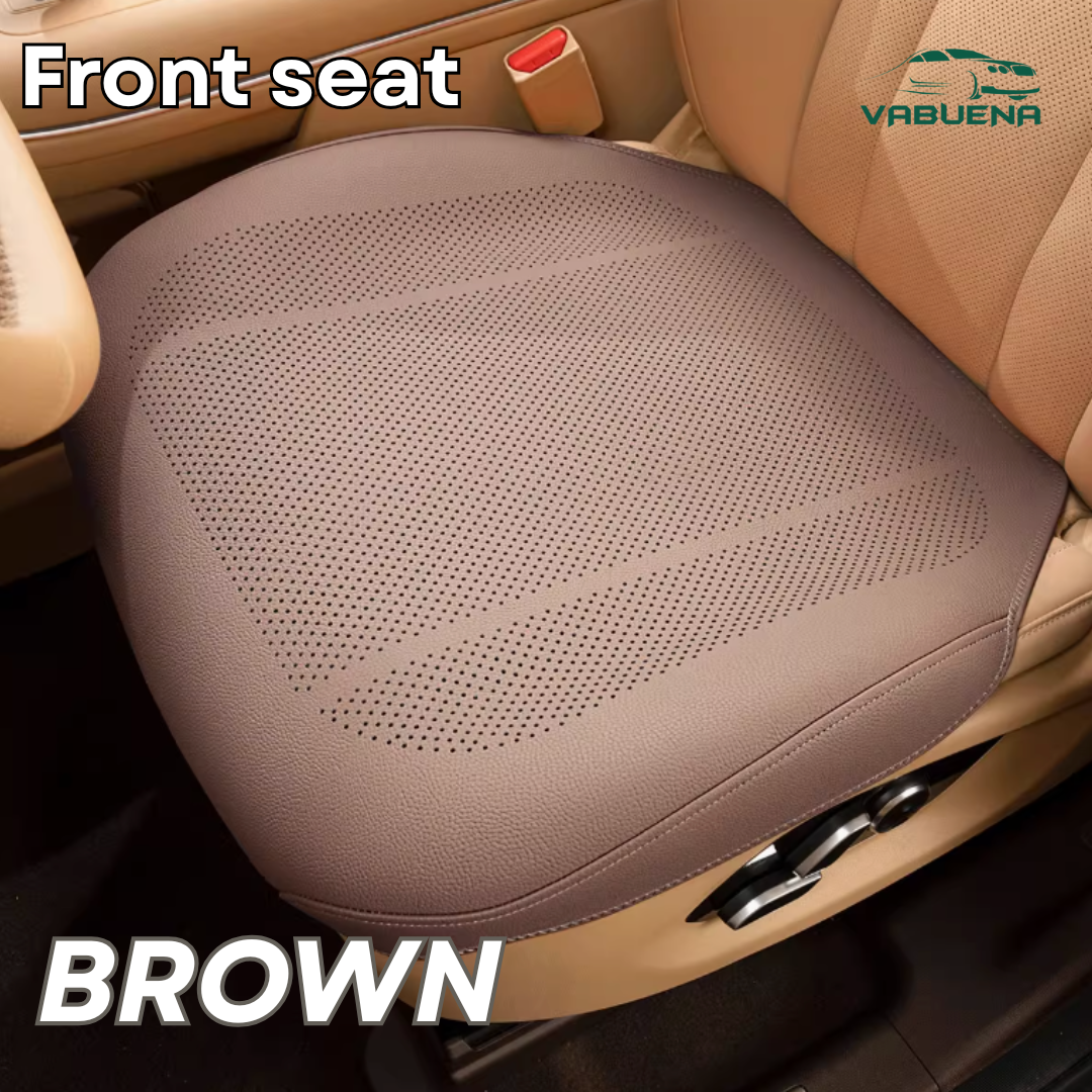 AirLux Seat Cover - Universal All-Season Ventilated Leather – Breathable Comfort Seat Cover
